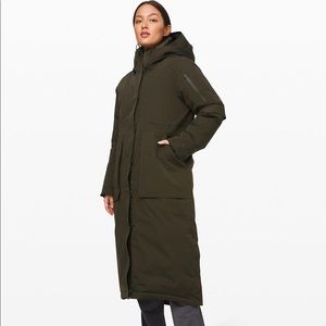 lululemon winter warrior long parka - make offer